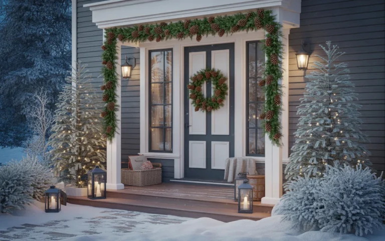 33 Front Porch Christmas Decor Designs