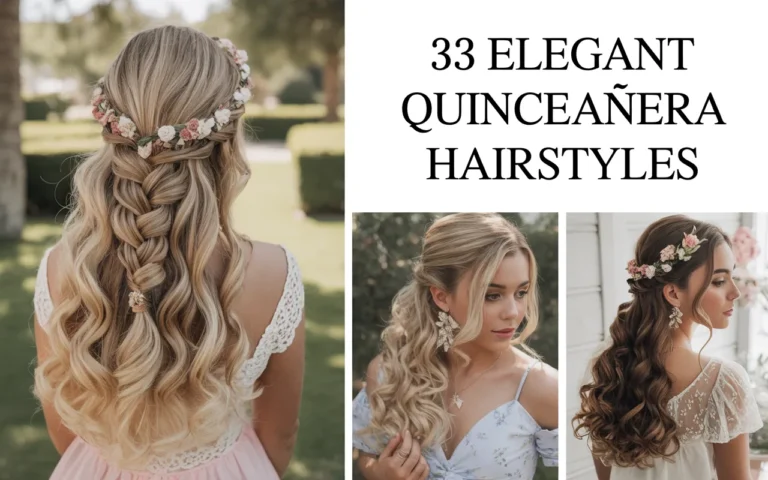 33 Dreamy Quinceañera Hairstyles for a Young Princess