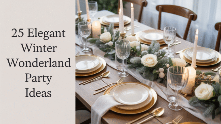 25 Elegant Winter Wonderland Party ideas