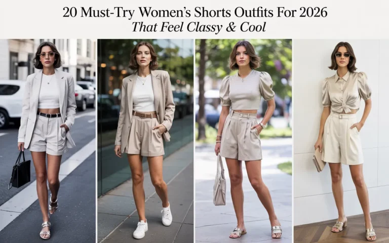 20 Must-Try Women’s Shorts Outfits for 2026 That Feel Classy & Cool