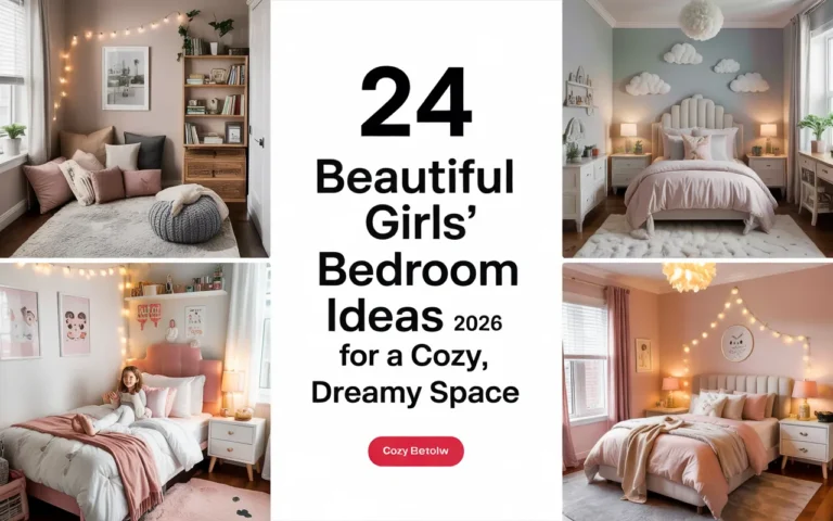 24 Beautiful Girls’ Bedroom Ideas for 2026 for a Cozy