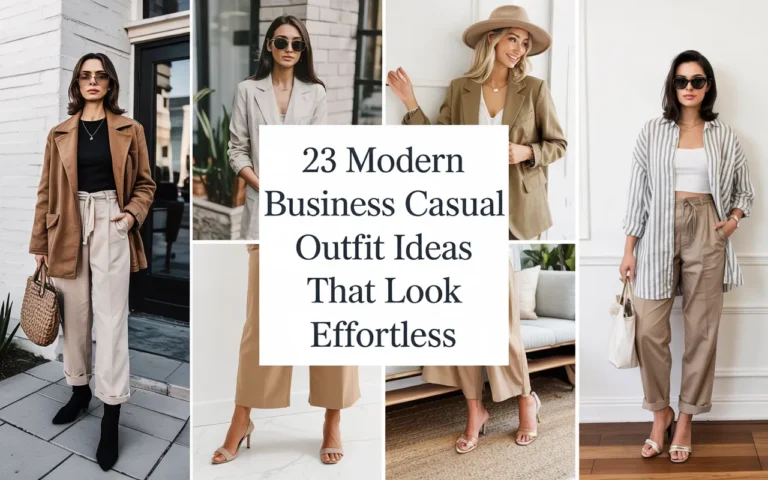 23 Modern Business Casual Outfit Ideas for 2026 That Look Effortless
