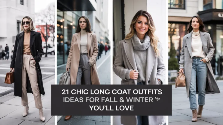 21 Chic Long Coat Outfit Ideas for Fall & Winter You’ll Love