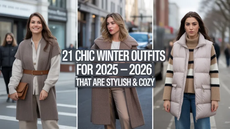 21 Chic Winter Outfits for 2026 That Are Stylish & Cozy