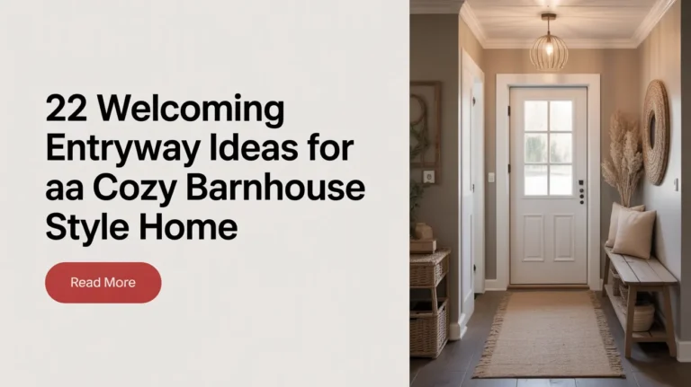 22 Welcoming Entryway Ideas for a Cozy Barnhouse Style Home