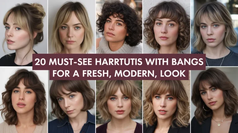 20 Must-See Haircuts with Bangs for a Fresh, Modern Look