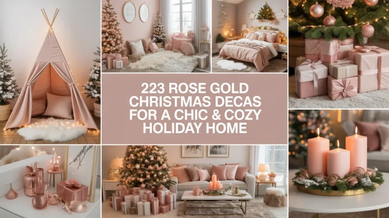 23 Rose Gold Christmas Decor Ideas for a Chic & Cozy Holiday Home
