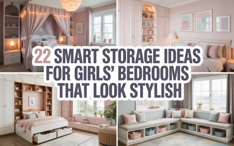 22 Smart Storage Ideas for Girls’ Bedrooms