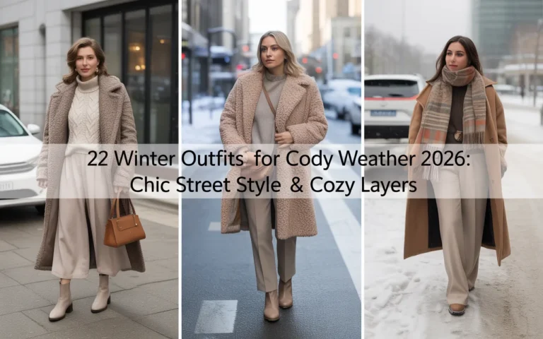 22 Winter Outfits for Cold Weather 2026: Chic Street Style & Cozy Layers