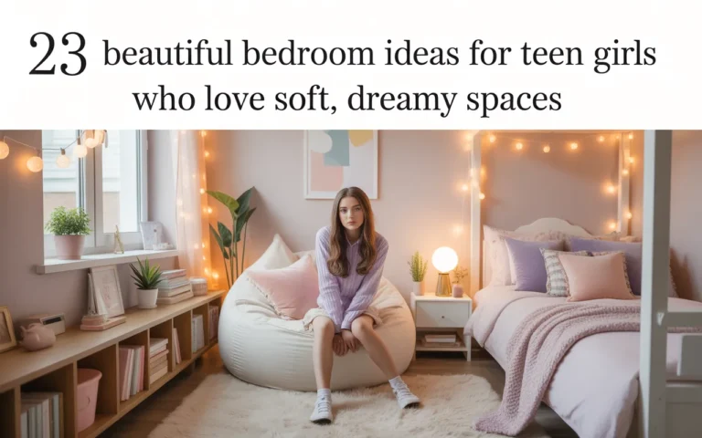 23 Beautiful Bedroom Ideas for Teen Girls Who Love Soft, Dreamy Spaces