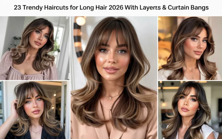 23 Trendy Haircuts for Long Hair 2026 with Layers & Curtain Bangs
