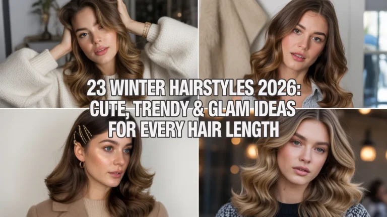 23 Winter Hairstyles 2026: Cute, Trendy & Glam Ideas