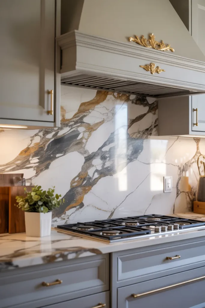 Calacatta Marble Backsplash for High-End Style