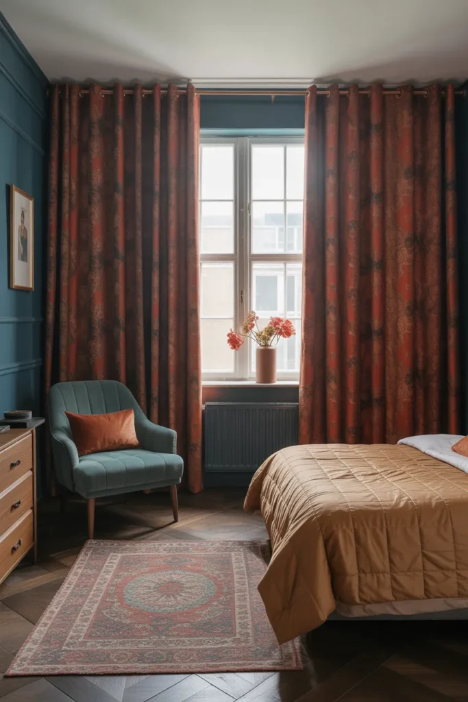 Ceiling-to-Floor Curtains for Drama