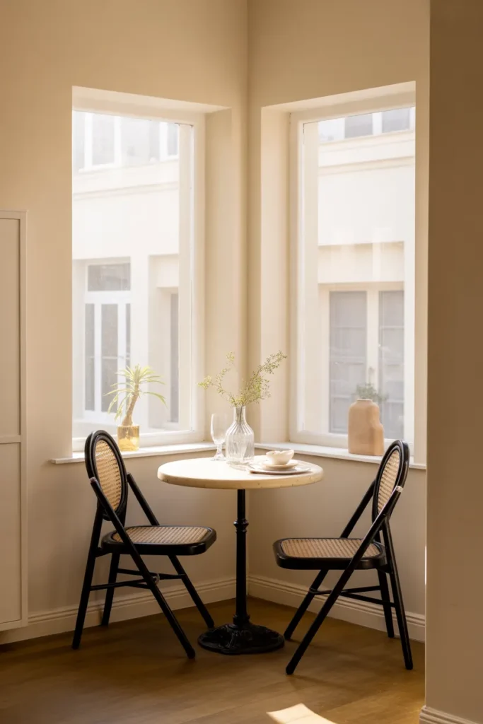 Compact Bistro-Style Dining