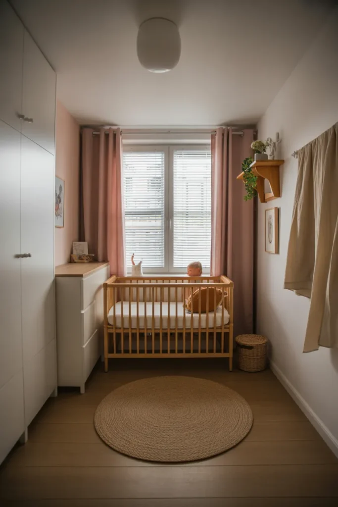 Corner Crib to Maximize Floor Space