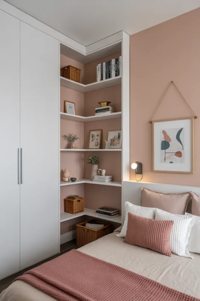 Corner Shelves for Extra Storage