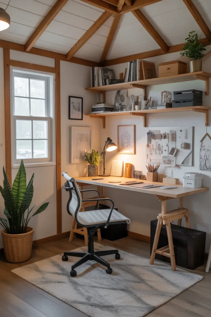 Creative Workspaces in Small She Sheds