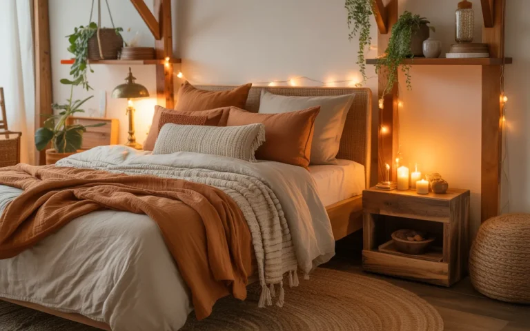 22 Earthy Bedroom Ideas for a Warm, Natural Ambience