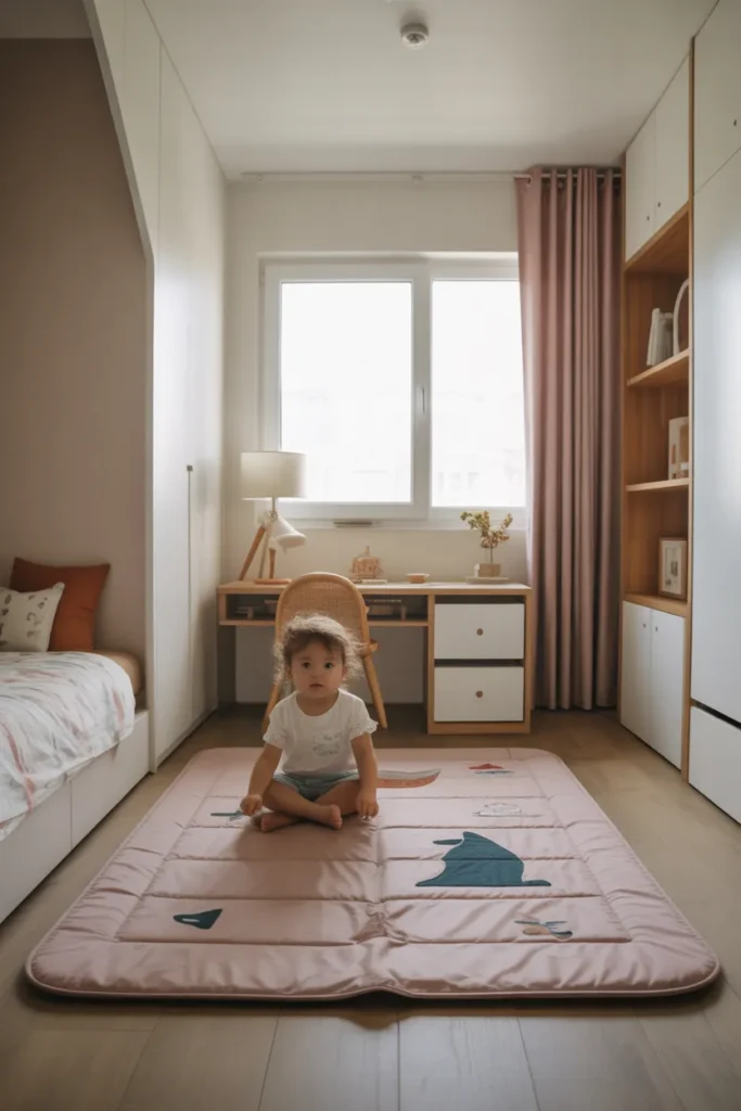 Foldable Play Mat for Floor Space