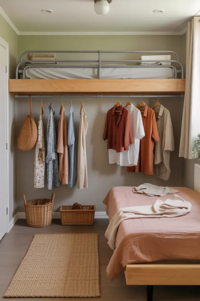 Hanging Rods for Seasonal Clothing