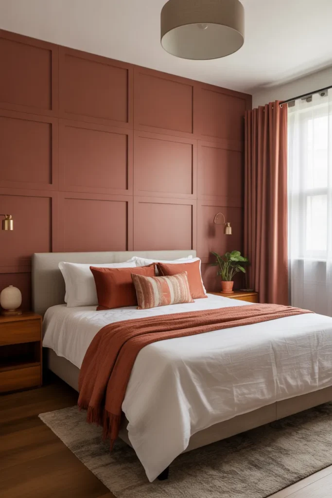 Maximalist Accent Walls in Small Bedrooms