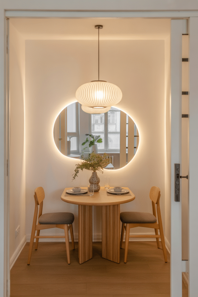 Mirror Accents to Open Space