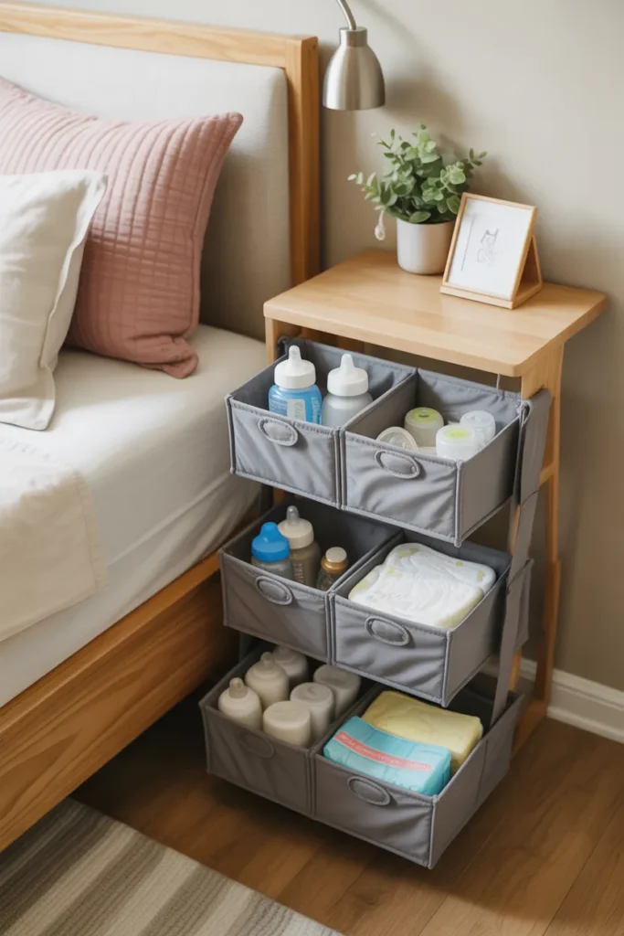 Multi-Functional Bedside Organizer