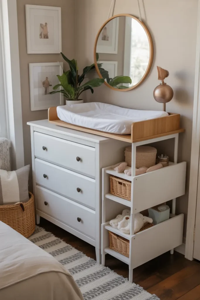 Multi-Functional Dresser as Changing Station