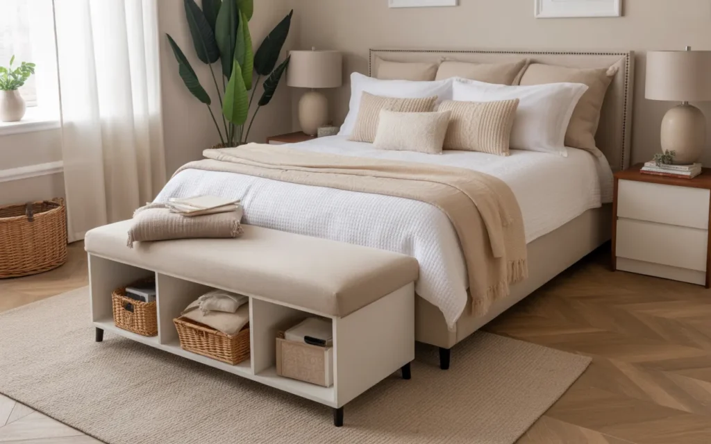 Ottoman with Hidden Storage,