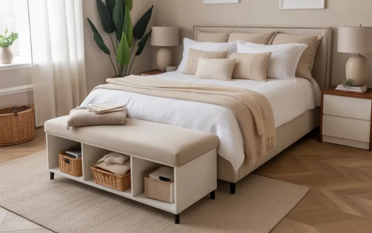 Ottoman with Hidden Storage,