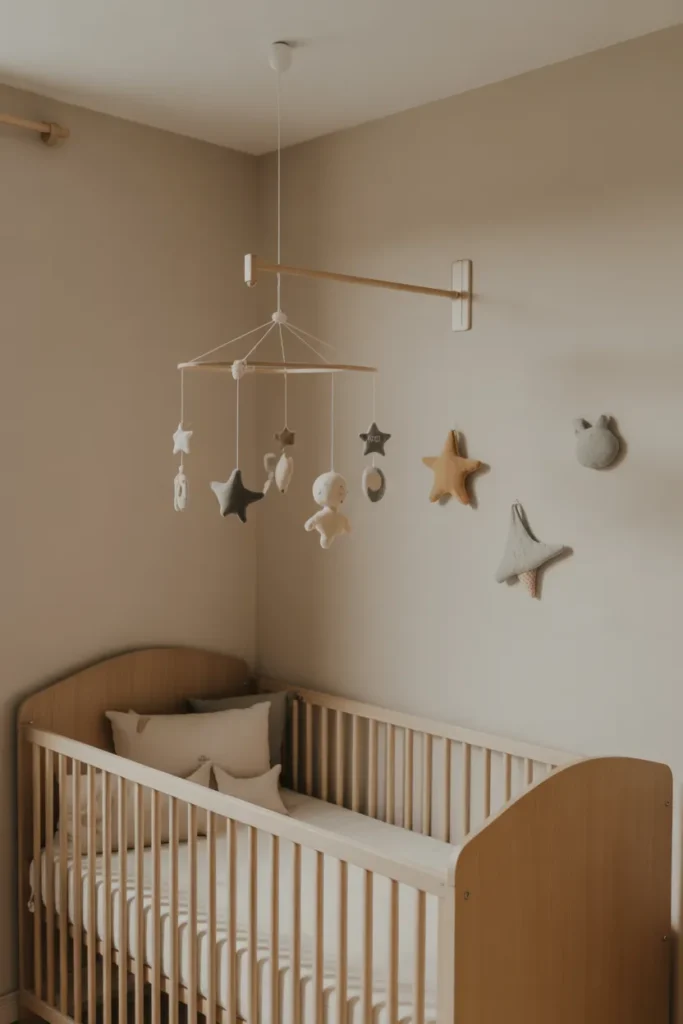 Over-the-Crib Mobile for Visual Stimulation