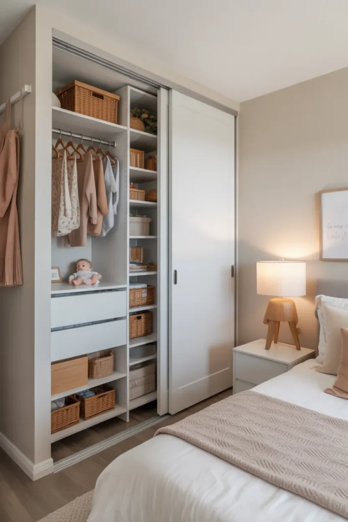 Sliding Door Closet to Save Space