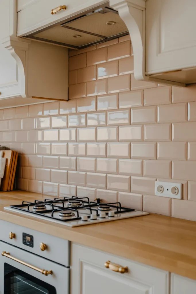 Soft Beige Subway Tile for a Timeless Neutral Kitchen
