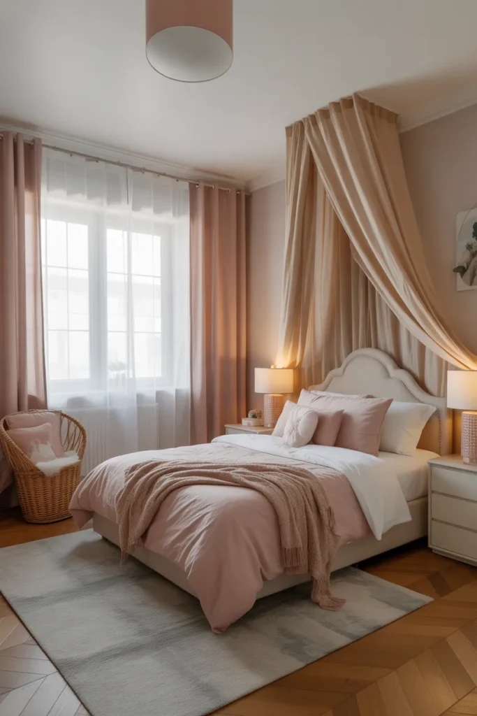 Soft Curtains That Frame the Room