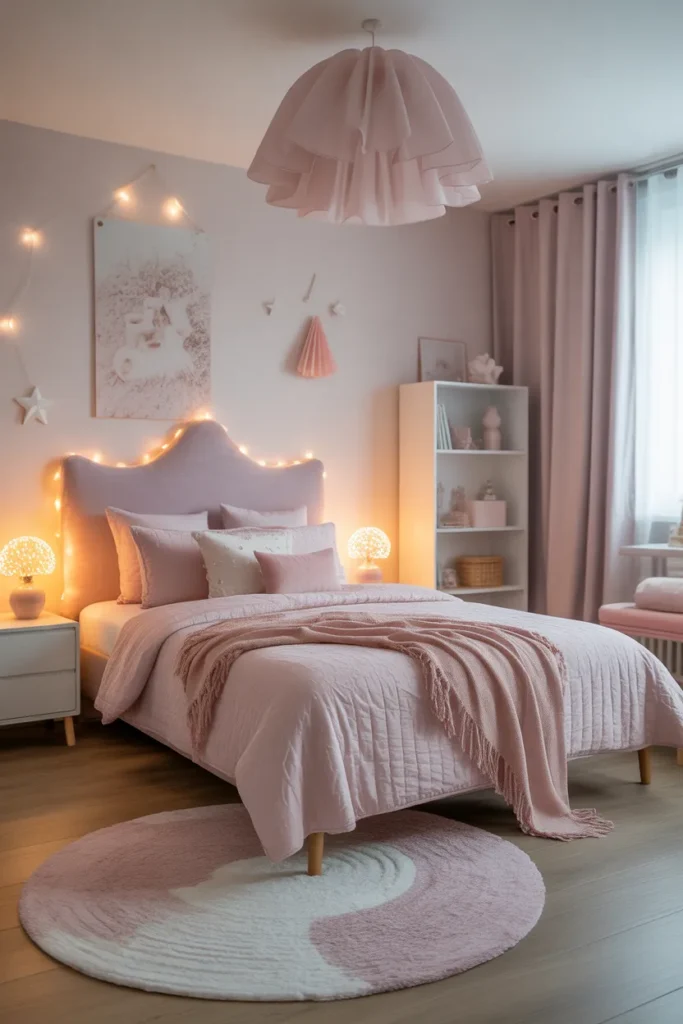 Soft Pastel Colors for a Cozy Magical Bedroom