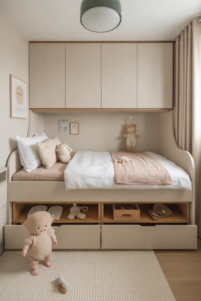 Under-Bed Storage for Shared Family Needs
