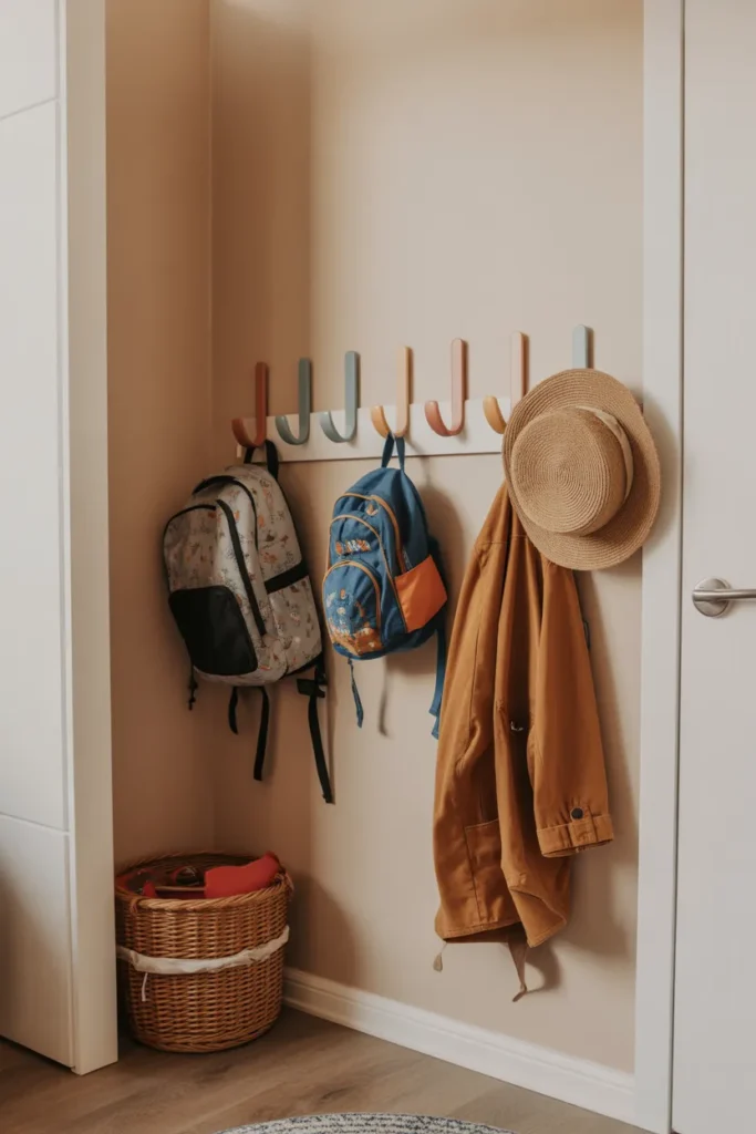 Wall Hooks for Backpacks and Accessories