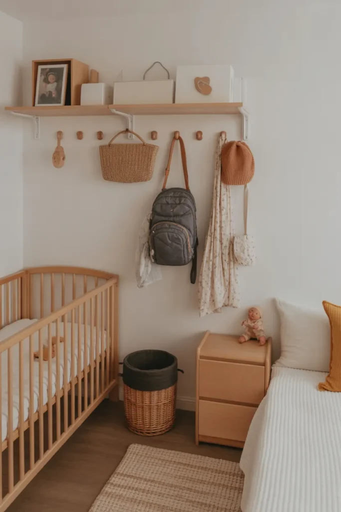 Wall Hooks for Diaper Bags and Essentials
