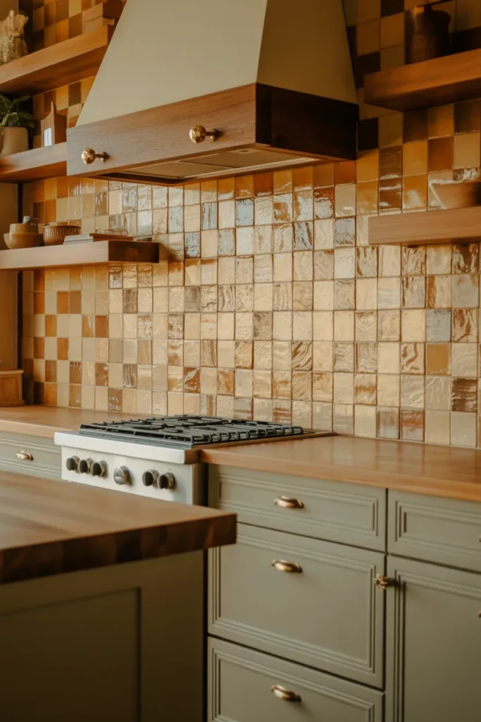 Warm Sandstone Tile for Organic Neutral Style