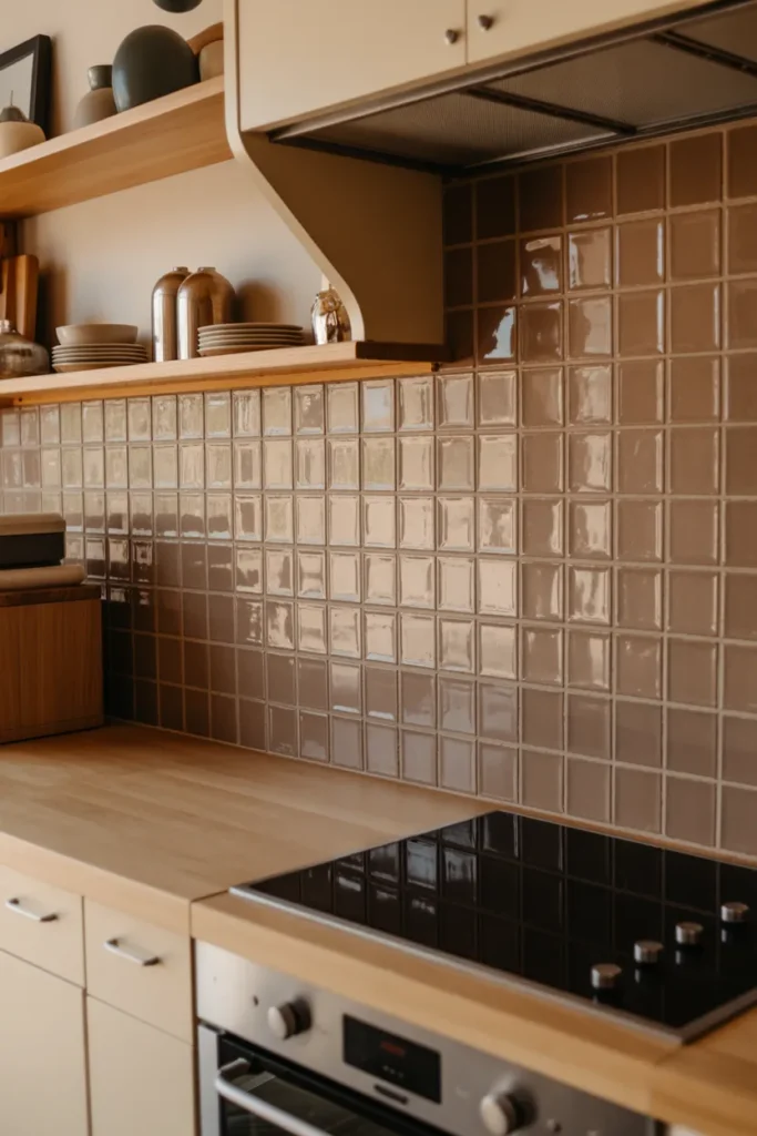Warm Taupe Tile for a Cozy Neutral Look