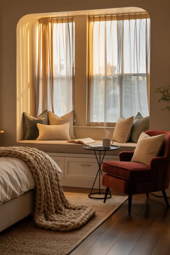 Bedroom Trend with Built-In Comfort Zones