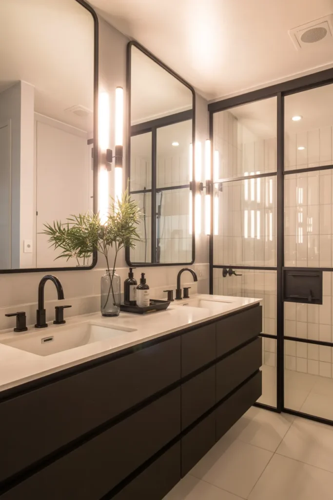 Black Accents with Neutral Palette