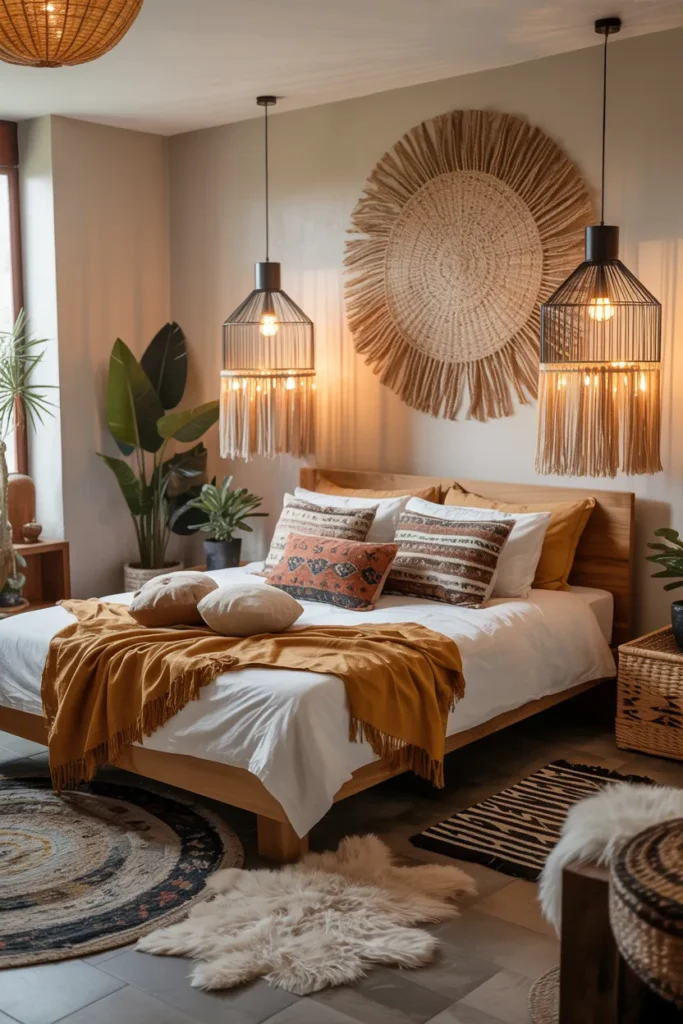 Black Boho Pendant Lighting