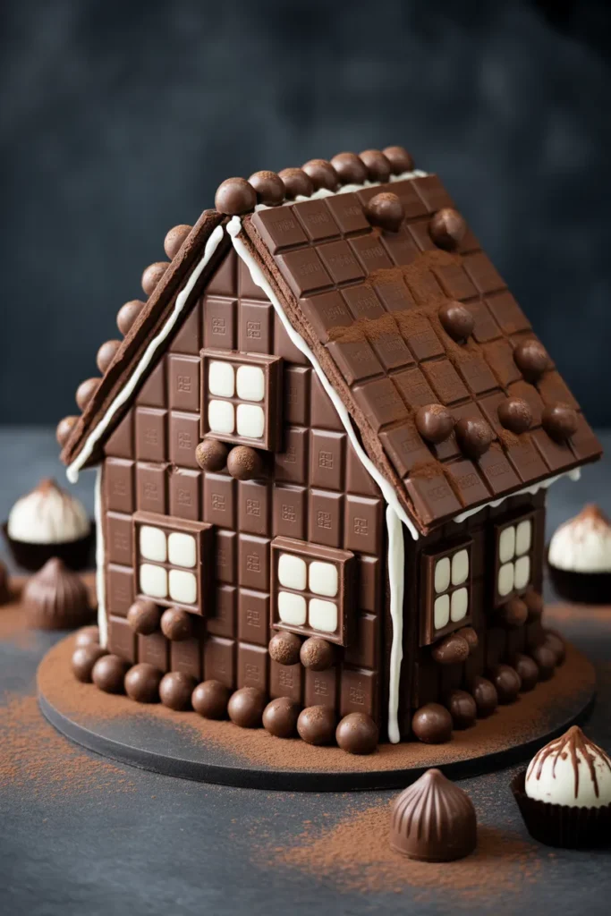 Chocolate Lovers’ Gingerbread House