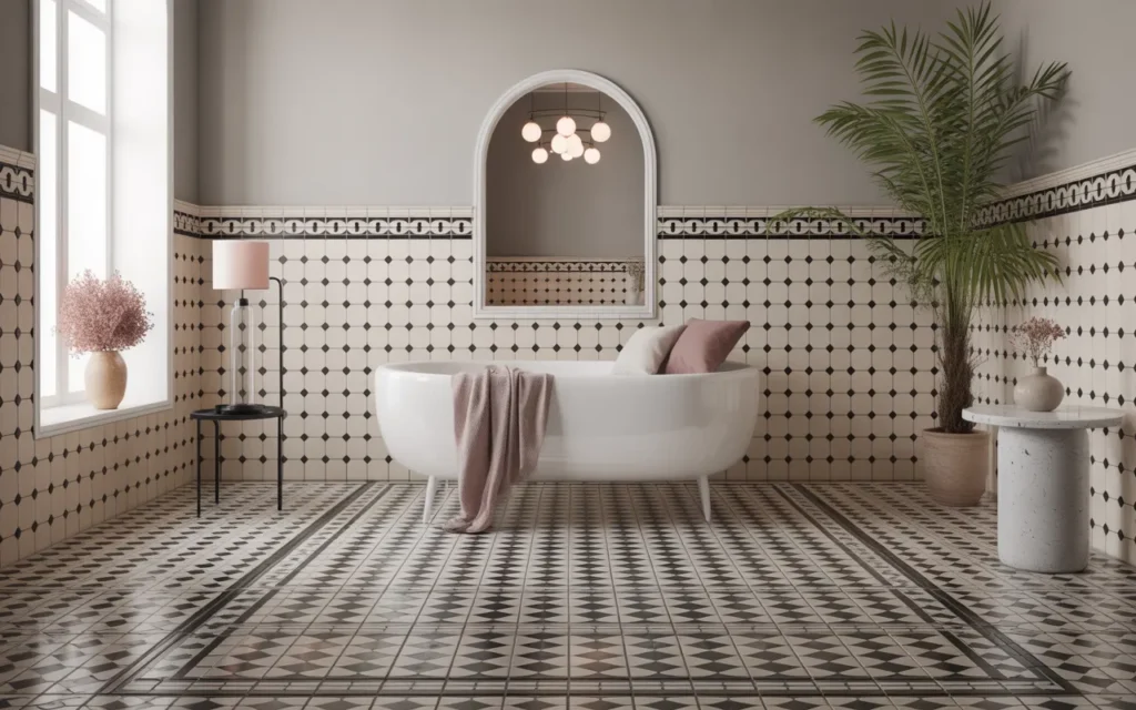 Classic Tile Patterns with a Modern Color Palette,