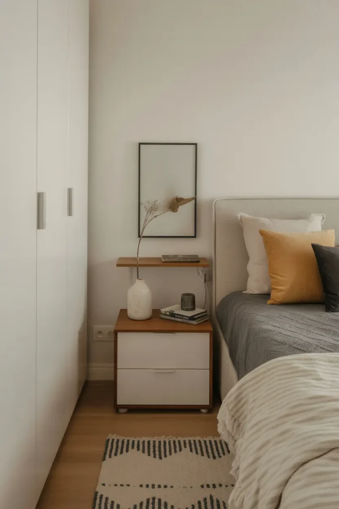 Compact Bedside Tables with Storage