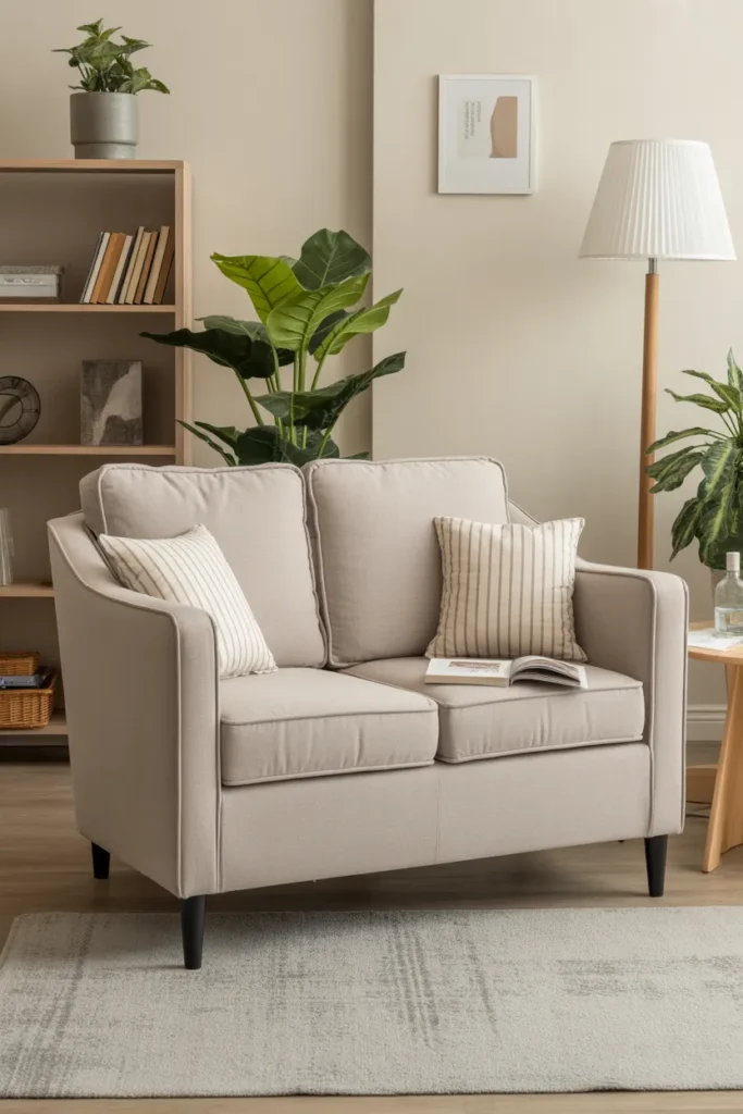 Compact Loveseat for Cozy Corners