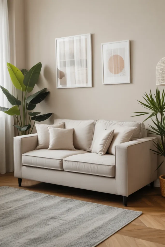 Compact Two-Seater Sofa for Small Spaces