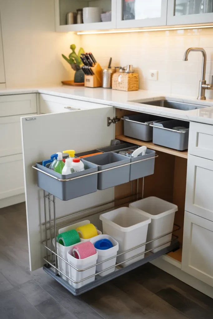 Compact Under-Sink Organizers